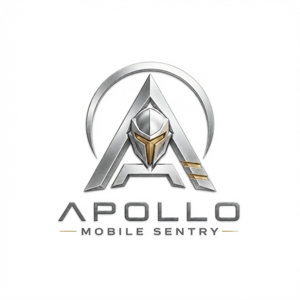 Apollo Mobile Sentry logo for portable surveillance systems