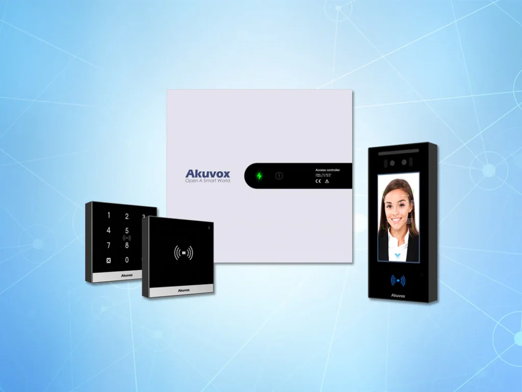 Akuvox biometric, facial recognition & loading-dock access control panels for Chicago warehouses and logistics facilities – Apollo Technology