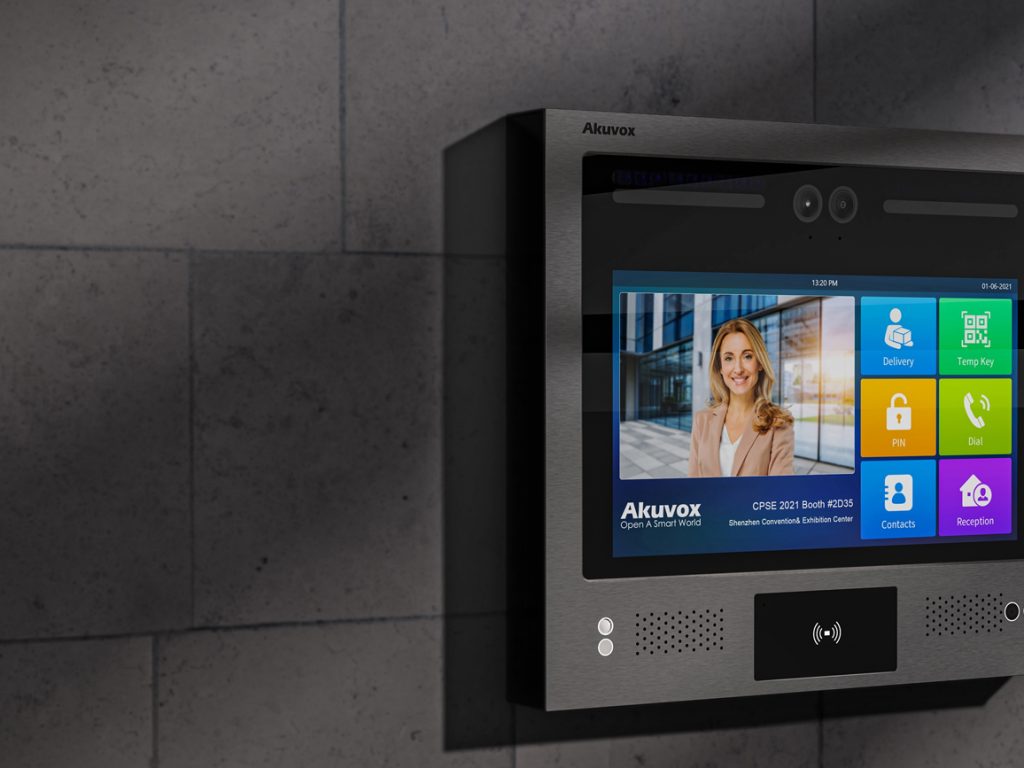 Akuvox cloud intercom and keyless entry panel for Chicago condo and high-rise buildings in Chicago – Apollo Technology